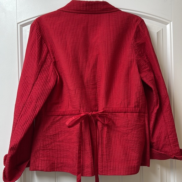 Lightweight Coldwater Creek Red Jacket - Picture 3 of 7